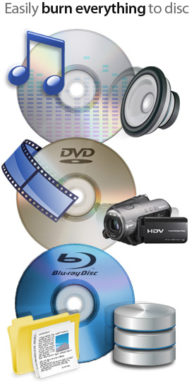 Download Express Burn CD and DVD Burner Software