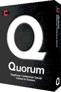 Presione aquí para obtener más información sobre Quorum, el software para conferencia de llamadas
