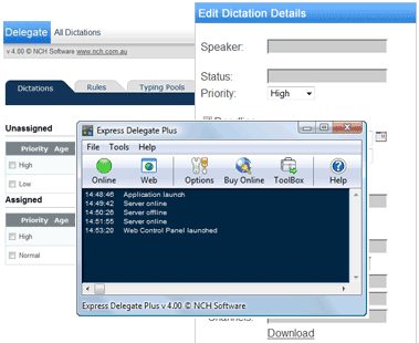 Express Delegate Dictation File Manager 4.12