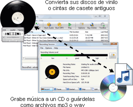 Oprima para ver las capturas de pantalla e imágenes de Golden Records, el convertidor de discos de vinilo a CD.