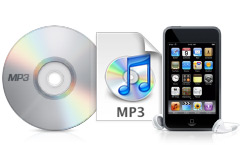 Digitize audio to mp3 or to CD or for portable media players