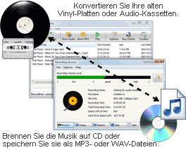 Weitere Screenshots von Golden Records Vinyl auf CD Konverter