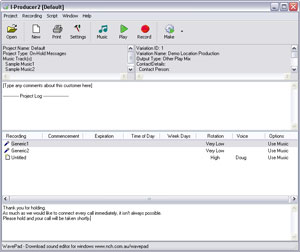 Screenshot for I-Producer Message Production Software 3.0