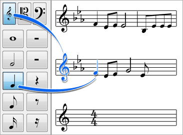 Crescendo Music Notation Editor - Simple and intuitive free music score