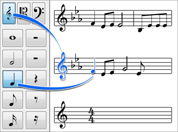 Click to view Crescendo Music Notation Editor 1.02 screenshot