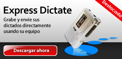Descargar Express Dictate, software para dictados