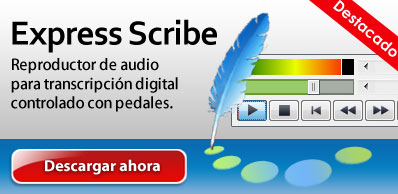 Descargar Express Scribe, software para transcripción