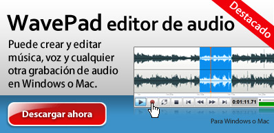 Descargar WavePad, el software editor de audio