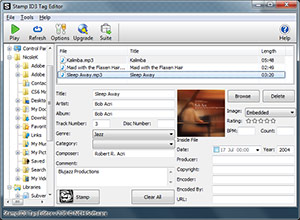 screenshots of Stamp ID3 Tag Editor