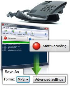 TRx Windows en Mac telefoon Recorder Screenshots