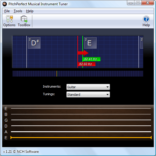  PitchPerfect Guitar Tuner Guitar Tuning Software for Musicians