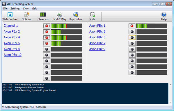 Multi-Channel Telephone Call (and other) Line Recorder