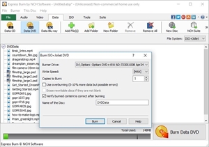 Express Burn Disc Burning Software screenshot