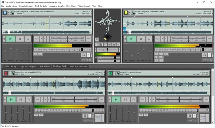 Zulu DJ Software Free screenshot