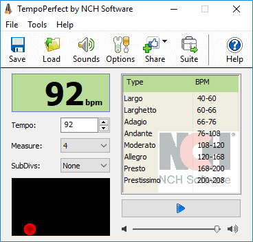 TempoPerfect Screenshot