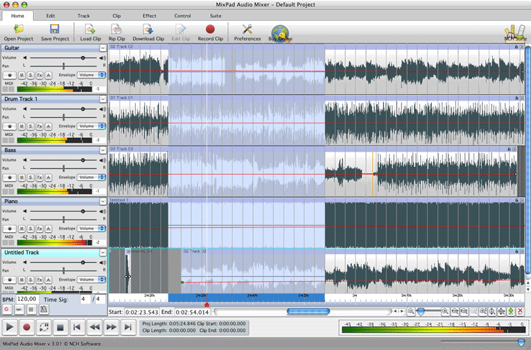 MixPad Free for Mac 4.39 full