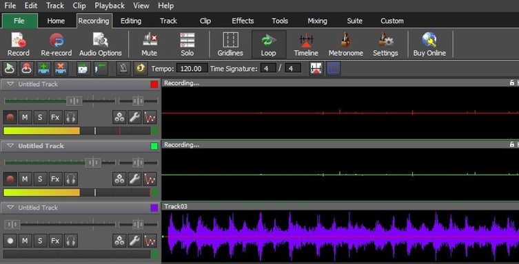 MixPad software di registrazione multitraccia