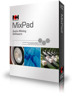 MixPad Audio Mixer och inspelningsprogramvara boxshot