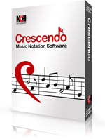 Scatola Software di notazione musicale Crescendo