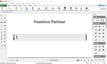 Crescendo Music Notation Software screenshot