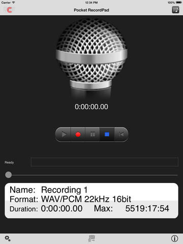 RecordPad音声録音ソフトのスクリーンショット RecordPad音声録音ソフトのスクリーンショット