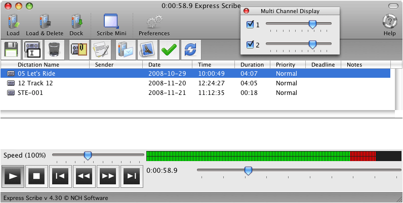 Express Scribe Professional for Mac 7.01 full