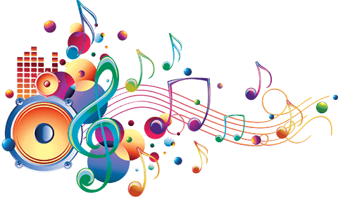 Colorful music illustration