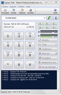  Express Talk - Softphone SIP - Captures d'écrans