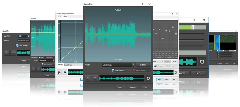 WavePad é carregado com recursos de edição profissional