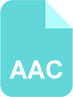 Format pris en charge: AAC