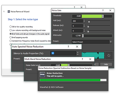 WavePad Noise Reduction Screenshot