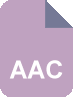Format som stöds: AAC