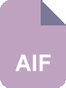 Format som stöds: AIF