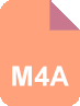 Format som stöds: M4A